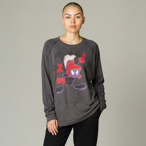 VTG Lot29 Luxe Marvin the Martian Sweatshirt XXL Gray Looney Tunes Crew Cotton